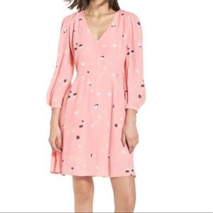 Chelsea28 V-Neck Puff Sleeve Dress